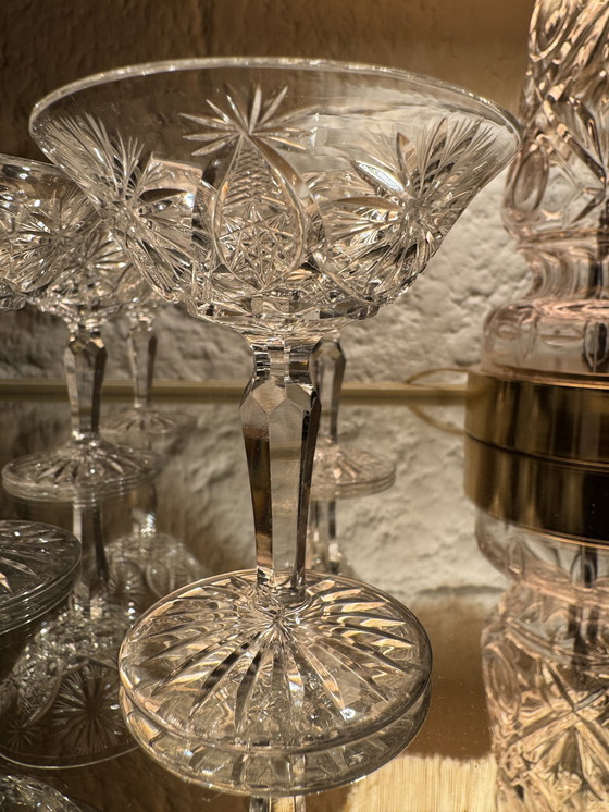 Image 1 of Antichi bicchieri da liquore in cristallo Le Creusot