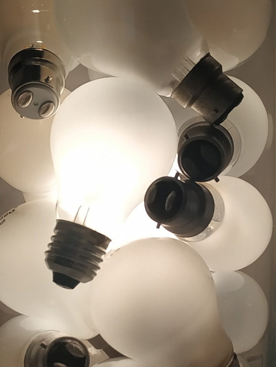 Image 1 of Sculpturale lamp in industriële upcycling