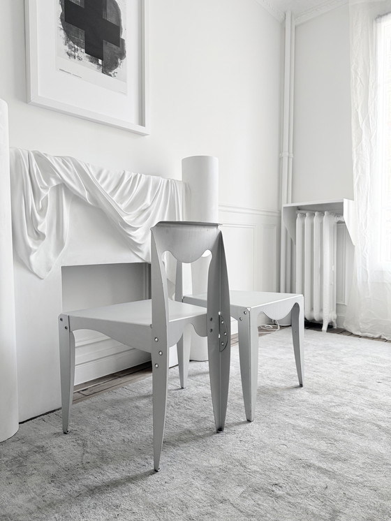 Image 1 of Pair of Libertá chairs by Afra e Tobia Scarpa Meritalia 1989