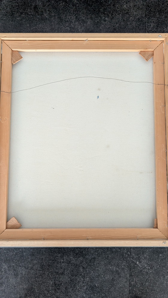 Image 1 of Originalgemälde von Els Zwols „Frau mit Lippenstift“ (2002)