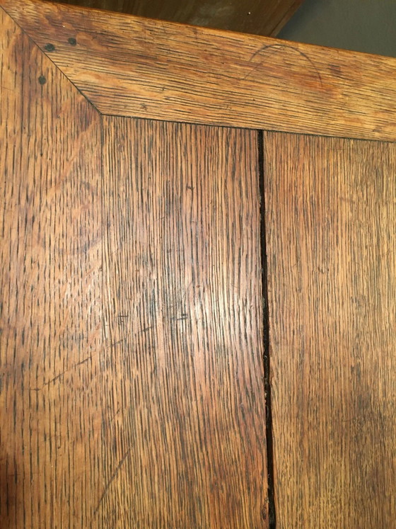 Escritorio rústico de roble con cajón – Mesas auxiliares, Rustic (photo 8 of 10)