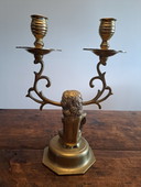 Candelabro de Ámsterdam (¿latón/cobre?)