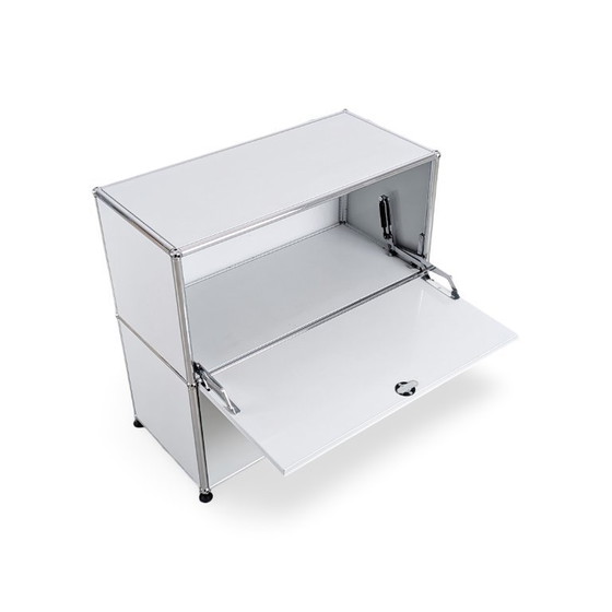 Image 1 of Originele USM Haller ladekast, Fritz Haller witte kast/dressoir