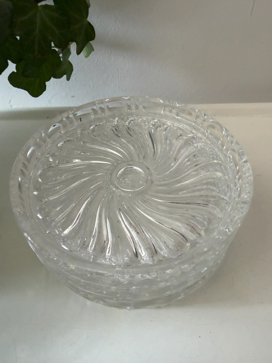 Set di 4 sottobicchieri in cristallo – Accessori da tavola, Vintage (photo 4 of 6)