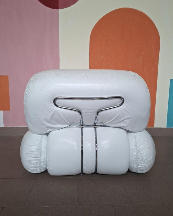 Image 1 of Poltrona e ottomana "OKAY" di A. Piazzesi per 3D Milano '70