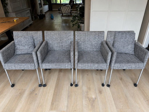 4 chaises de salle à manger Gelderland Lucca