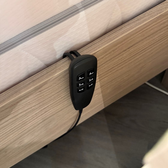 Image 1 of AGS Greece bed - 180x200 adjustable with bedside table (set of 2)