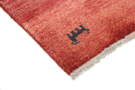 Image 1 of Original Persian carpet Gabbeh Ghashghai oriental carpet 107 cm x 100 cm old natural