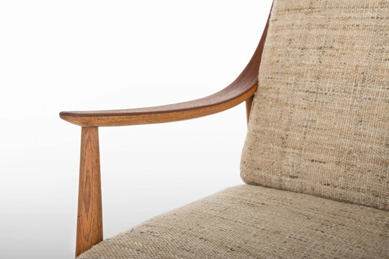 Fd144 Easy Chairs in Oak and Teak by Peter Hvidt & Orla Mølgaard-Nielsen for France & Daverkosen – Armchairs (photo 6 of 18)