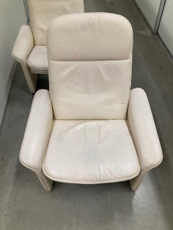 Image 1 of Exceptional and rare Pair of De Sede DS-50 adjustable Lounge Chairs