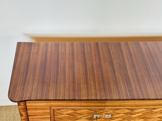 Image 1 of Art Deco dressoir van Macassar ebbenhout, Frankrijk, jaren 1940
