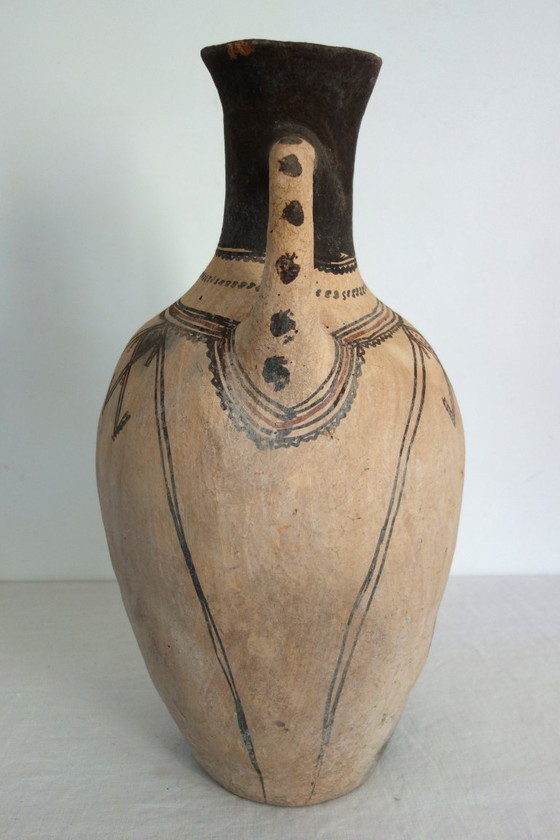 Großer Terrakotta-Krug aus der Rif-Region, Marokko, Höhe 60 cm – Dekorative Objekte, Other (photo 3 of 15)