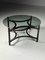 Tavolino da caffè vintage in rattan – Libri d'arte, Glass (photo 11 of 14)