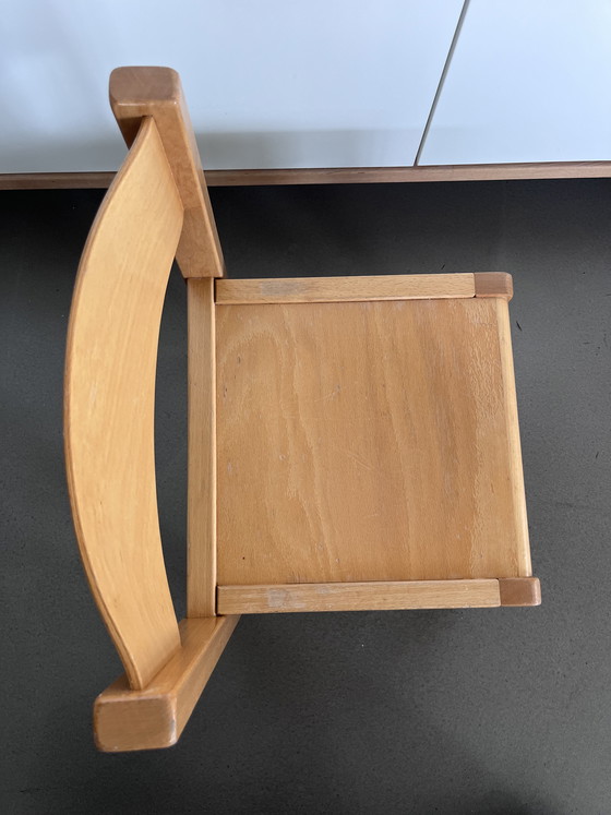 Image 1 of Vintage Scandinavian Design High Chair - Solid Beech