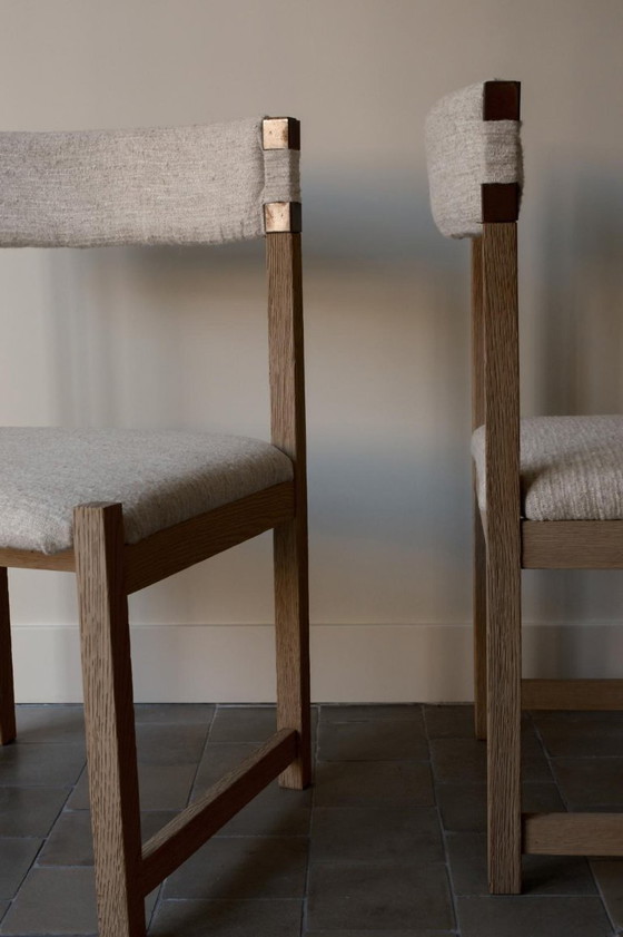 Chaises de salle à manger brutalistes – Decoene, Bois (photo 2 of 5)