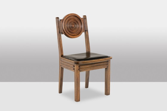 Image 1 of Étienne Kohlmann. Set aus 6 Stühlen im modernistischen Stil. 1960er Jahre.