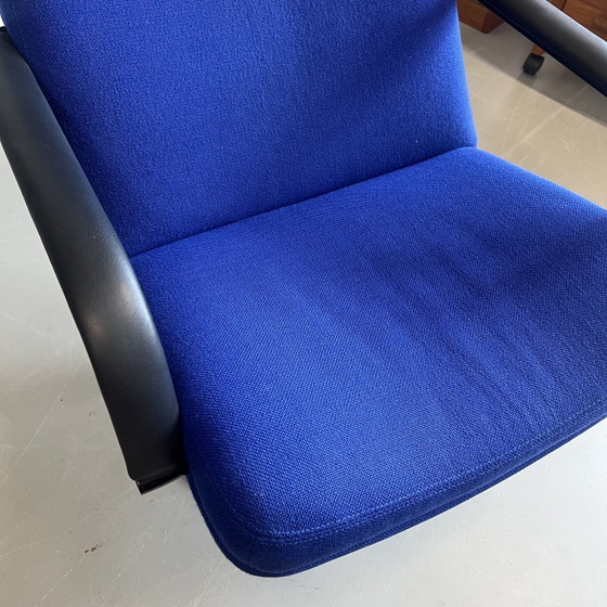 Vintage Swivel Armchair •Artifort• model F142 – Textile, Metal (photo 9 of 15)