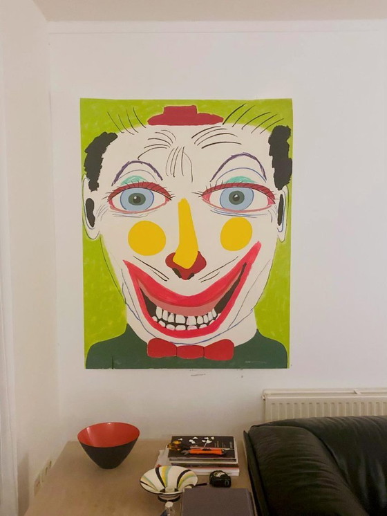 Image 1 of Frederick James Brown 'Jules' 1990, grande serigrafia firmata