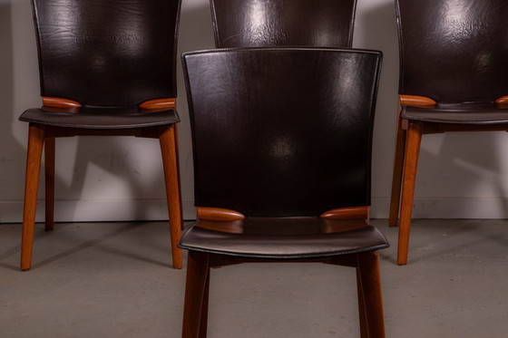 Image 1 of Cos S-12 stoelen ontworpen door Josep Llusca voor Cassina in 1994