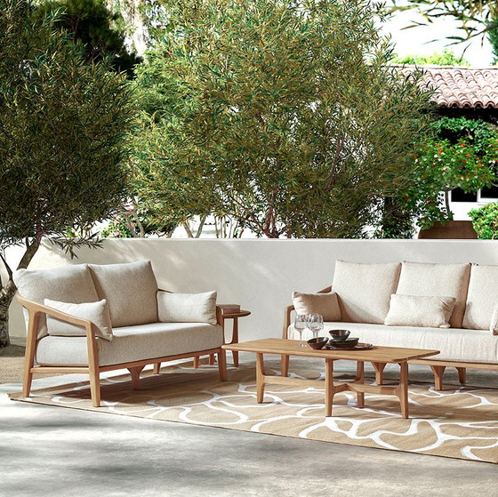 Image 1 of Panca da giardino Castle Line Teak Grey