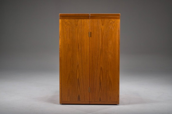 Vintage Teak Bar Cabinet by Reno Wahl Iversen for Dyrlund, Denmark, 1960s – Bar carts, Wood (photo 20 of 24)