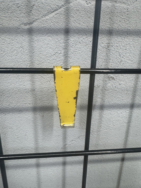 Image 1 of Vintage pilastro metalen wandkapstok met hoedenplank