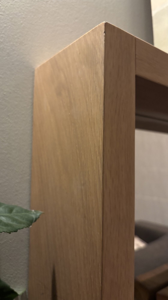 Image 1 of Specchio rovere chiaro, 128 x 128 cm