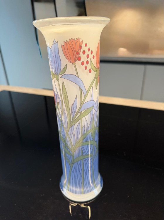 Rosenthal Vase 100 Jahr, Vasen, Glas, Blau (Foto 9 von 15)