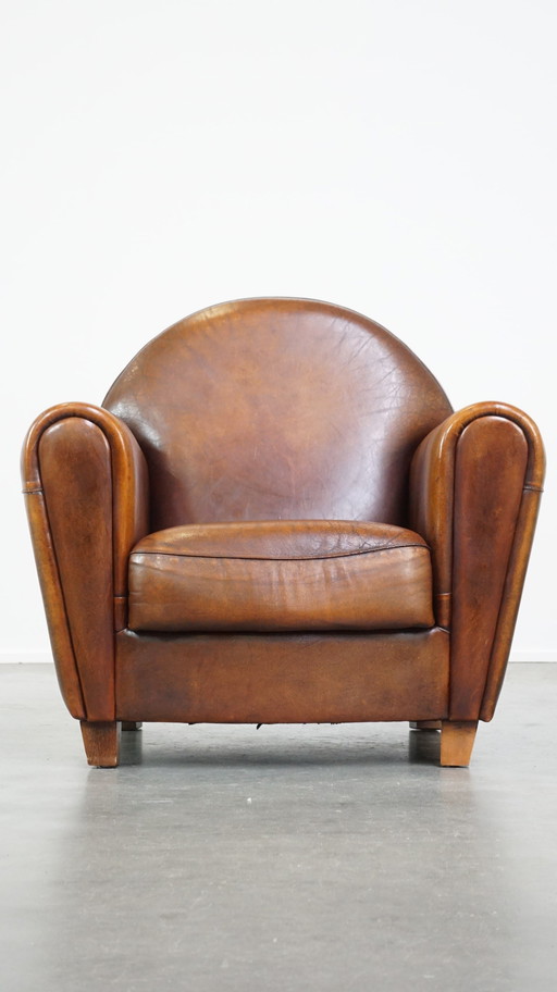 Grote Schapenleren Design Armchair