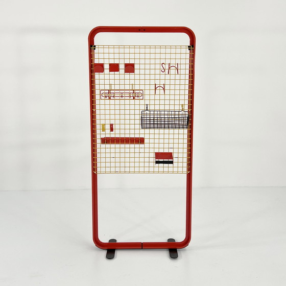 Image 1 of Rode Binetta Staande Organiser Door Boccato, Gigante & Zambusi Voor Seccose, 1980S