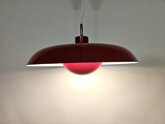 Image 1 of Lampada a sospensione Lyfa Deens design RED RA-40 PENDANT LAMP BY PIET HEIN FOR LYFA, DENMARK 1960s