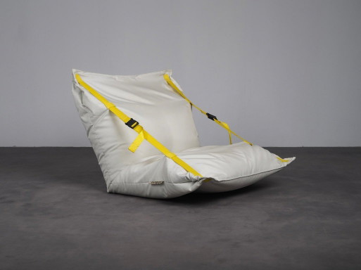 Loungestoel met airbag van Suppanen & Kolhonen voor Snowcrash, Finland, jaren 90. – zitzakken, Polyester