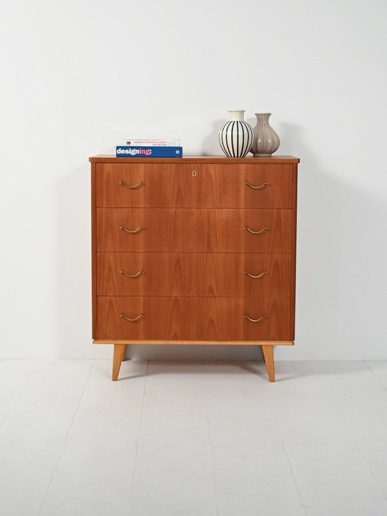 Image 1 of Cómoda escandinava de teca de la década de 1950
