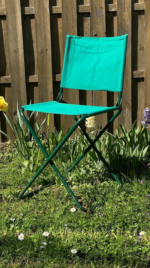 Silla de camping plegable vintage