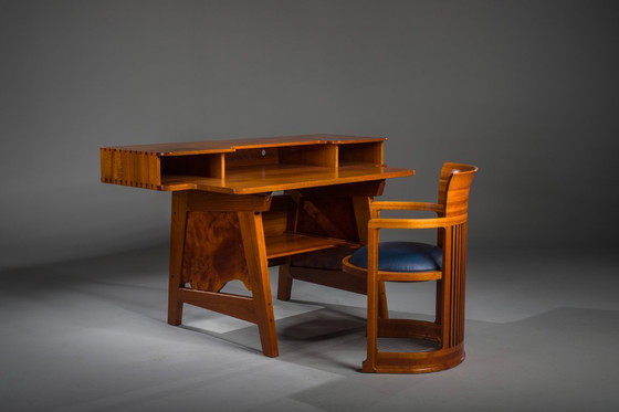 Image 1 of Mid-Century Modern Teak Schreibtisch, 1980er Jahre