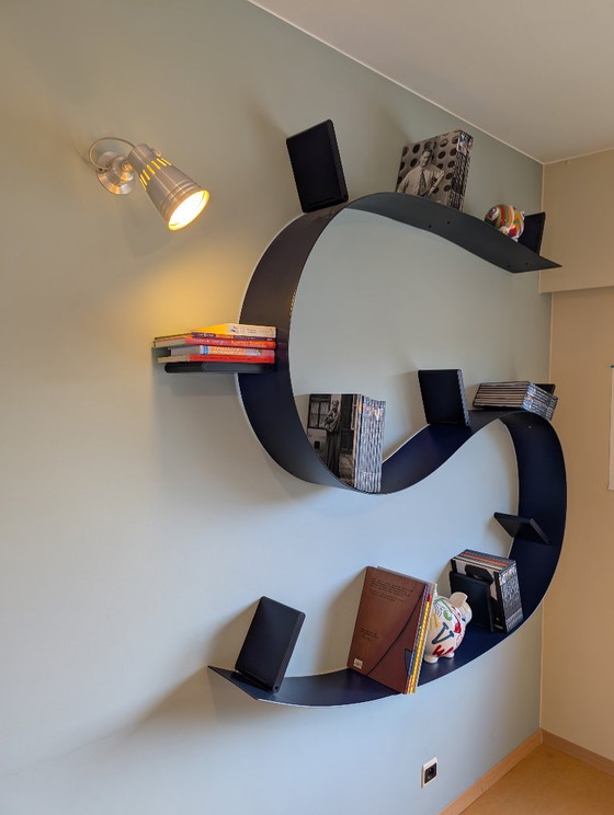 KARTELL BOOKWORM indigo blue 5.2 m, Shelving unit, Plastic (photo 2 of 6)
