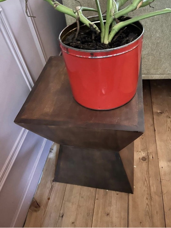 Image 1 of Vintage sculptural pedestal | brutalist postmodern jaren 70