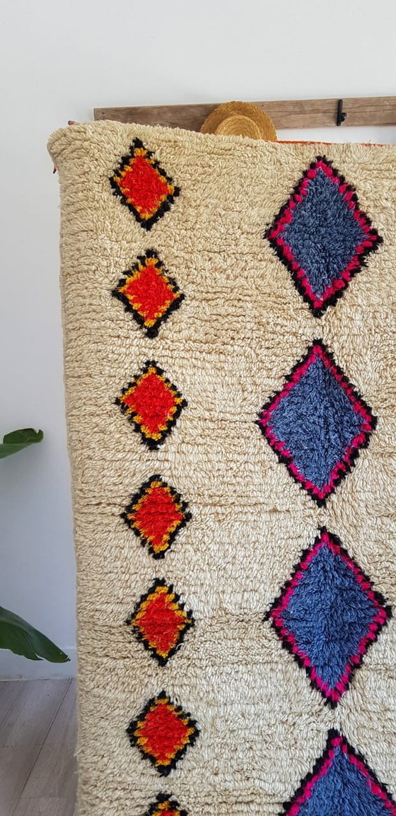 Traditioneel handgemaakt vloerkleed van zuivere wol, formaat 1,4/2,6 m – Aime Té, Vloerkleden en tapijten (photo 3 of 5)