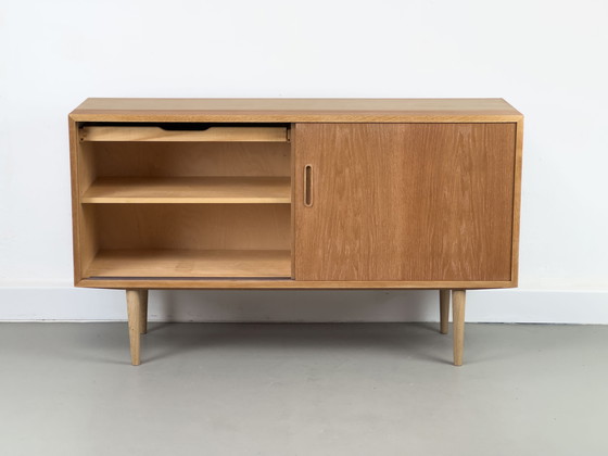 Image 1 of Deens eiken dressoir van Carlo Jensen voor Hundevad & Co, 1960S