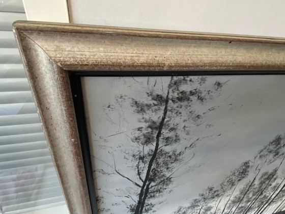 Image 1 of Dipinto ad olio su tela incorniciato dall'artista pittore C. M. Ollivierre Art