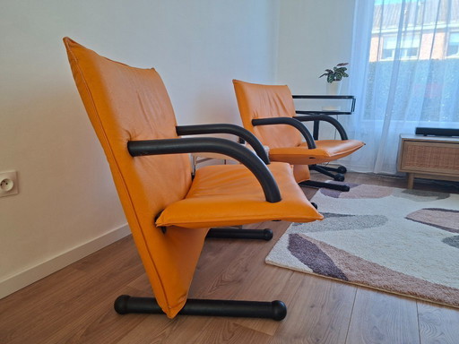 Coppia di poltrone arflex italiane