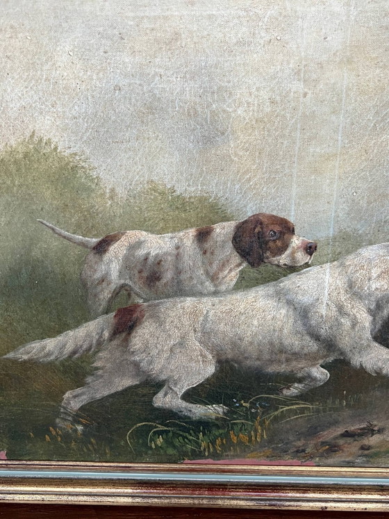 A. Claessens. Hunting landscape. – Paintings & Drawings, Canvas (photo 3 of 5)