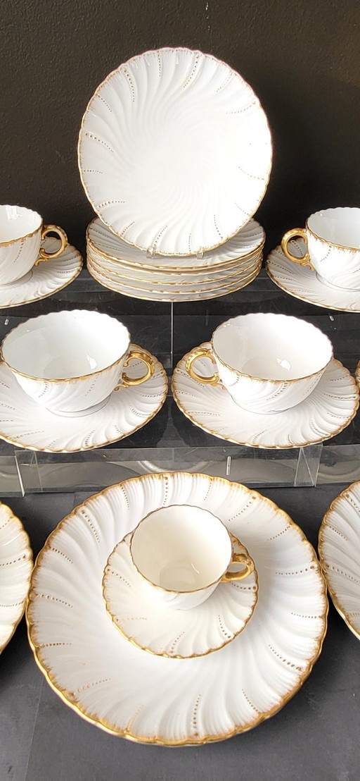 ✔️MINTON Porzellan-Essgeschirr-Set, Sarreguemines (Frankreich)