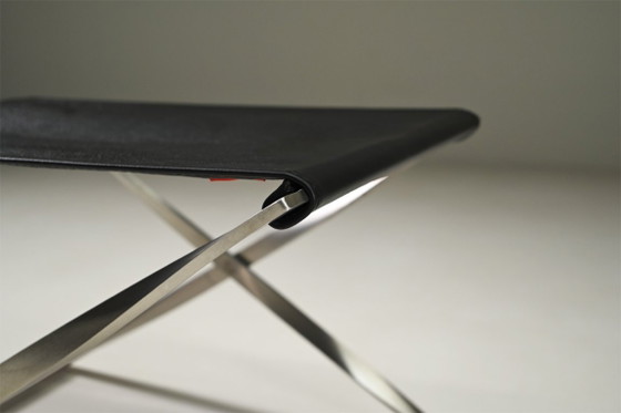 Image 1 of Taburete plegable PK91 de Poul Kjærholm para Fritz Hansen, años 60 en Dinamarca.
