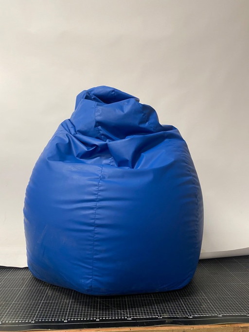 2x zanotta beanbag Sacco 280 blue and pink