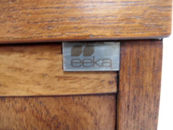 Image 1 of Vintage Filing Cabinet With Shutter