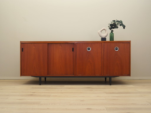 Buffet en teck, design danois, années 1970, production : Danemark