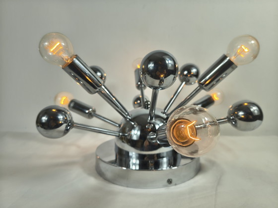 Image 1 of Lámpara de pared/techo Sputnik - Diseño de la era atómica