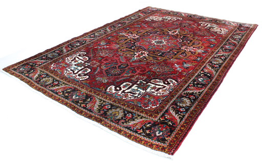 Original hand-knotted Persian carpet Heriz 337 x 240 cm