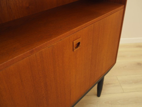 Image 1 of Teakhouten boekenkast, Deens design, jaren 70, gemaakt in Denemarken.